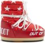 Moon Boot Kids logo-print ankle-length boots Red - Thumbnail 1