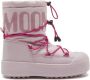 Moon Boot Kids logo-print lace-up snow boots Pink - Thumbnail 1