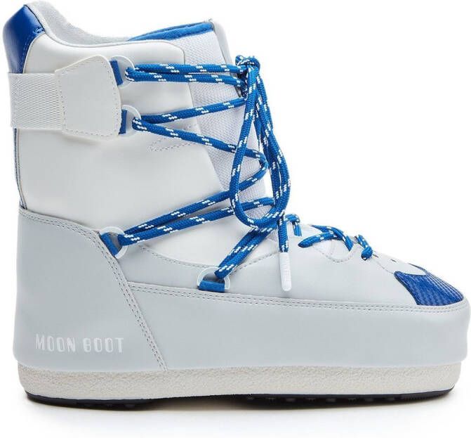 Moon Boot lace-up sneaker boots White