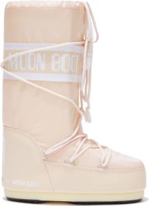 Moon Boot logo-print lace-up boots Neutrals