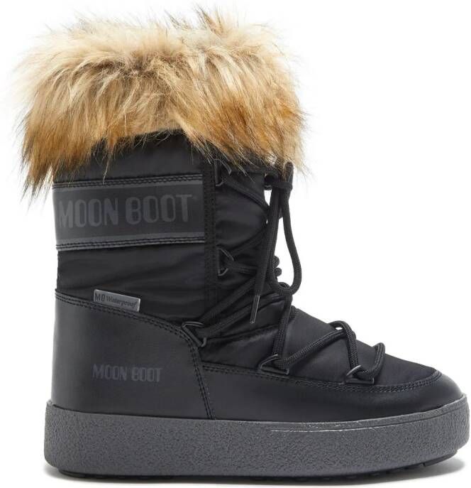 Moon Boot LTrack Monaco faux-fur padded boots Black