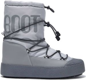 Moon Boot Track logo-print lace-up boots Grey