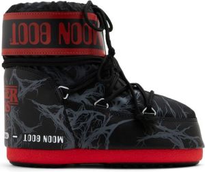 Moon Boot X Stranger Things Icon Low snow boots Black