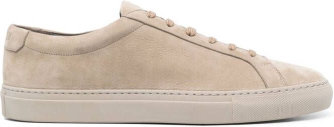 Moorer lace-up suede sneakers Neutrals