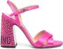 Moschino 105mm crystal-embellished sandals Pink - Thumbnail 1