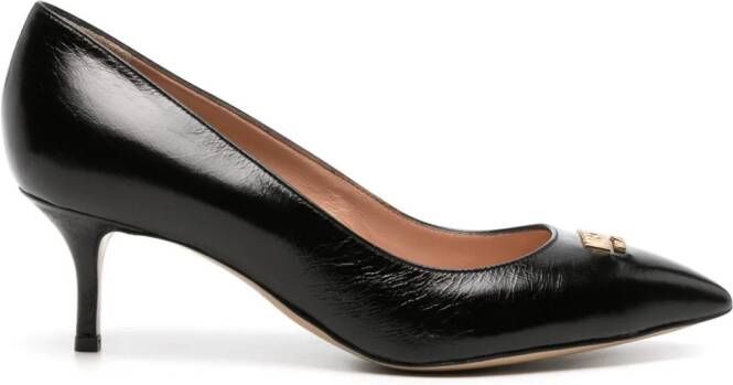 Moschino 60mm leather pumps Black