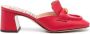 Moschino 65mm logo-lettering mules Red - Thumbnail 1