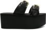 Moschino 70mm platform sandals Black - Thumbnail 1