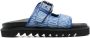 Moschino buckle-strap 40mm sandals Blue - Thumbnail 1