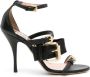 Moschino buckle-strap leather sandals Black - Thumbnail 1