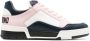 Moschino colour-block low-top leather sneakers White - Thumbnail 1