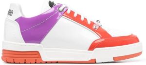 Moschino colour-block low-top sneakers White