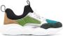 Moschino colour-block panelled sneakers Green - Thumbnail 1