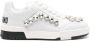 Moschino crystal-embellished panelled sneakers White - Thumbnail 1