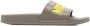 Moschino embossed-logo sliders Grey - Thumbnail 1