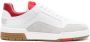 Moschino embroidered-logo panelled trainers White - Thumbnail 1