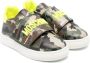 Moschino Kids camouflage-print leather sneakers Brown - Thumbnail 1