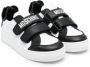 Moschino Kids colour-block low-top sneakers Black - Thumbnail 1