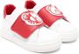 Moschino Kids Leo Teddy-appliqué sneakers White - Thumbnail 1