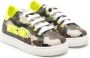 Moschino Kids logo-embroidered camouflage sneakers Neutrals - Thumbnail 1