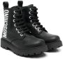 Moschino Kids logo-print ankle boots Black - Thumbnail 1