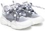 Moschino Kids logo-print lace-up sneakers White - Thumbnail 1
