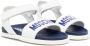 Moschino Kids logo-print open-toe sandals White - Thumbnail 1