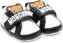 Moschino Kids logo-print teddy sneakers White - Thumbnail 1