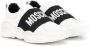Moschino Kids logo strap sneakers White - Thumbnail 1