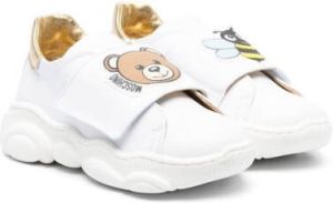 Moschino Kids Teddy Bear & Bees sneakers White