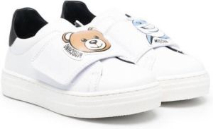 Moschino Kids Teddy Bear & Shark sneakers White