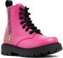 Moschino Kids Teddy Bear ankle boots Pink - Thumbnail 1