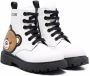 Moschino Kids teddy bear ankle boots White - Thumbnail 1