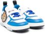 Moschino Kids Teddy Bear lace-up sneakers Blue - Thumbnail 1