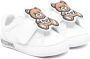 Moschino Kids Teddy Bear leather pre-walkers White - Thumbnail 1