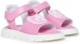 Moschino Kids Teddy Bear leather sandals Pink - Thumbnail 1
