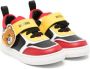 Moschino Kids Teddy Bear leather sneakers Black - Thumbnail 1
