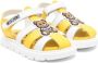 Moschino Kids Teddy-Bear-motif leather sandals White - Thumbnail 1