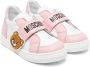 Moschino Kids Teddy Bear touch-strap sneakers White - Thumbnail 1