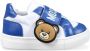 Moschino Kids Teddy Bear two-tone sneakers Blue - Thumbnail 1