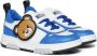 Moschino Kids Teddy-patch leather sneakers White - Thumbnail 1