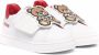 Moschino Kids Teddy patch low-top sneakers White - Thumbnail 1