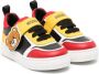Moschino Kids Teddy-patch panelled sneakers Black - Thumbnail 1
