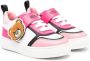 Moschino Kids Teddy-patch panelled sneakers White - Thumbnail 1