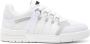 Moschino lace-detailed panelled trainers White - Thumbnail 1