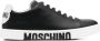 Moschino lace-up leather sneakers Black - Thumbnail 1