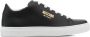 Moschino leather low-top sneakers Black - Thumbnail 1