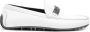 Moschino logo-embellished loafers White - Thumbnail 1