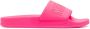 Moschino logo-embossed slides Pink - Thumbnail 1