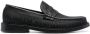 Moschino logo-jacquard 30mm loafers Black - Thumbnail 1